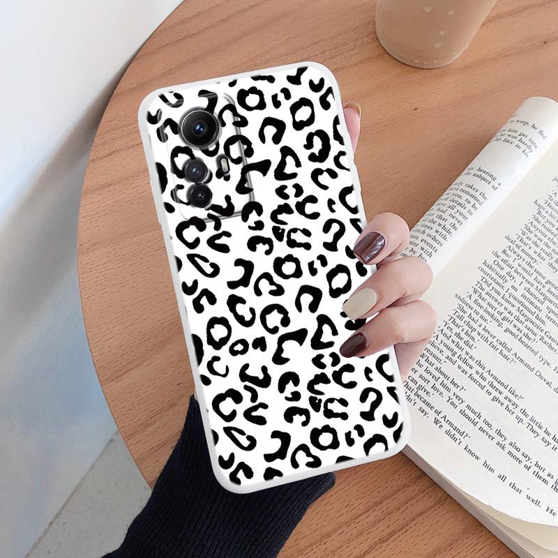Cover For Redmi Note 12S Phone Case Fashion Vintage Leopard Painted Shell Soft Silicone Funda For Redmi Note12S Capa 6.43" Bags