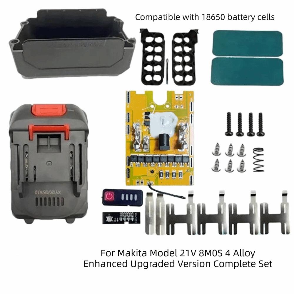 10/15/20 Core 18650 Battery Case 21V BMS Box Battery Storage Box for Makita Power Tools
