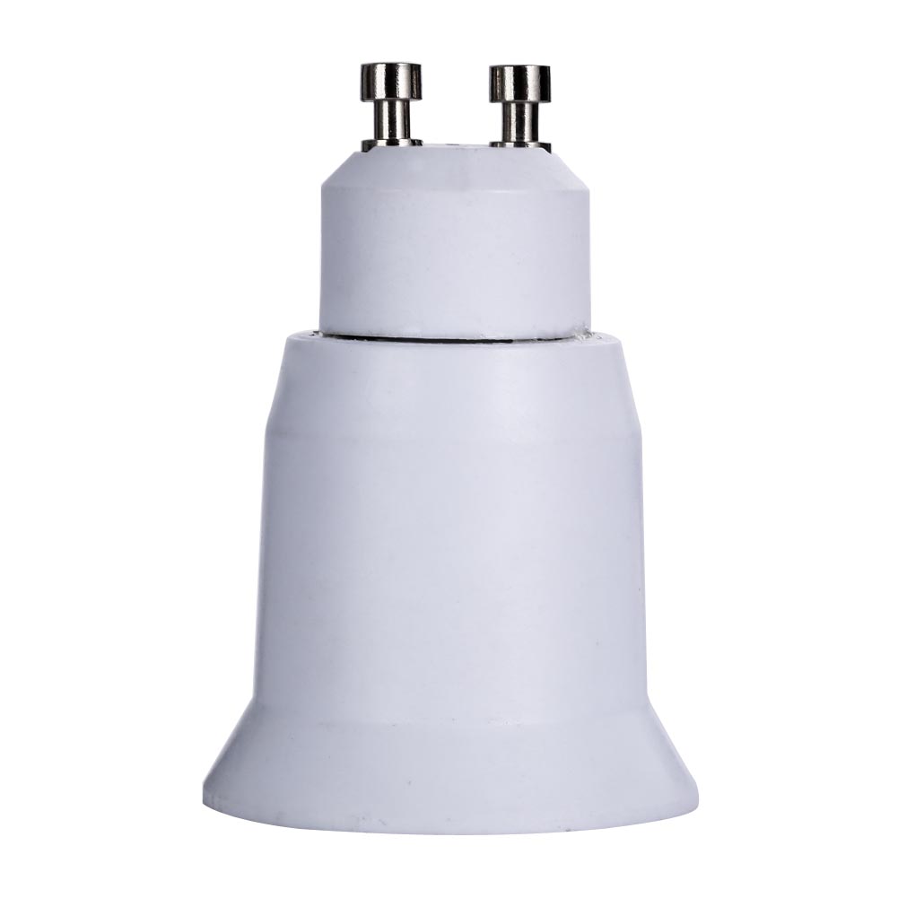 

5Pcs GU10 to E27 Base Screw Light Lamp Bulb Holder Adapter Socket Converter Practical Lighting Accessories White China Mainland