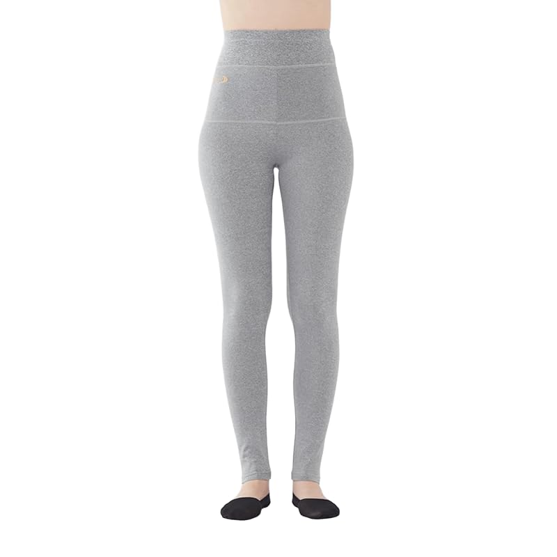 

[Gunze] leggings RIZAP/RIZAP style up 10 minute length high waist RZL103 ladies Mok gray