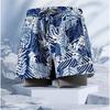 Mens Double-Layered Board Shorts Swim Trunks Quick-Dry Anti-Chafe Flat Front Beach Pool Surfing
