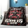 1PC Custom Name Strength Motivation outdooor Flannel blankets Throw Blanket All-Season Throw Gift Bedspread for Couch, Bed, Camping Holiday Birthday g
