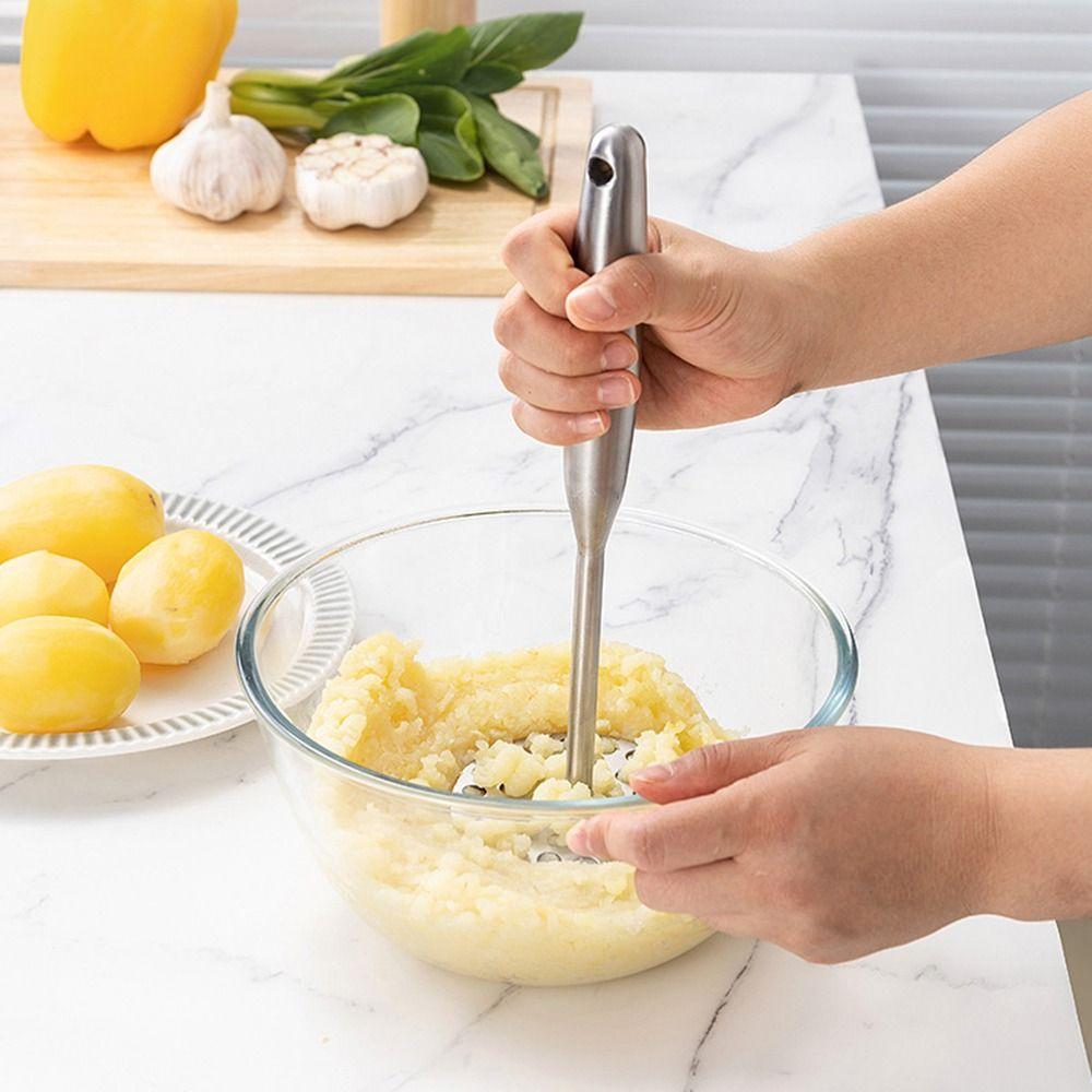 Hand Press Manual Potato Masher Non-Slip Garlic Press Household Potato Ricer  Juicing Citrus Fruits