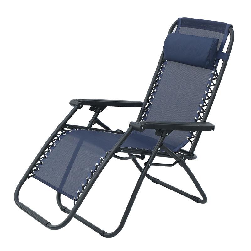 Outdoor Camping Beach Chair Office Lunch Break Chair Hot Folding Reclining Chair Garden Balcony Chair