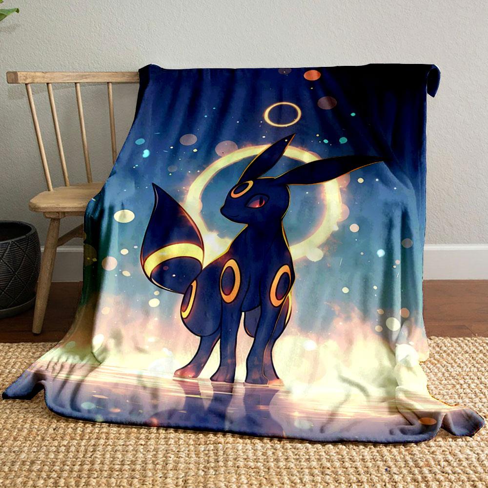 Umbreon Glowing Halo Blanket bedroom Blanket for Livingroom Couch lunch break Soft Cozy throw for Friend s festival Gift 80cm x 120cm