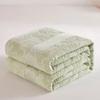 Solid 100% Cotton Jacquard Towel Blanket Simple Adult Summer Air Conditioning Sofa Cover For Office Queen King Size Bed Sheet