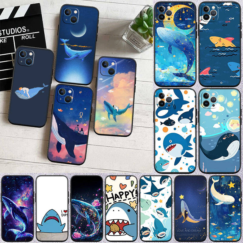 RT47 Deep Sea Shark Whale Case for Samsung Note 20 10 S25 S26 Plus Ultra Lite FE A51 A52 A53 A71 A72 A73 M20 M30 M21 M31 M51 A11 A70 A56 A26 A27