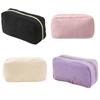 High Capacity Pencil Case Corduroy Pen Pouches for Office School Pencil Organizers Storage Bag Travel Cosmetic Bag