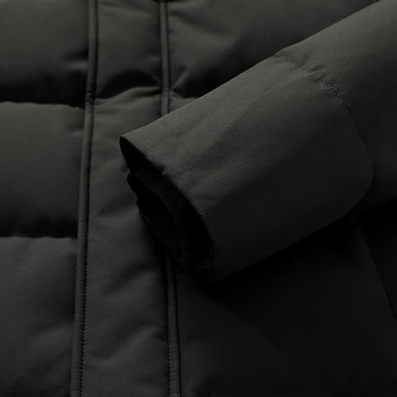 XueZhongFei Men's Detachable Hood Goose Down Jacket