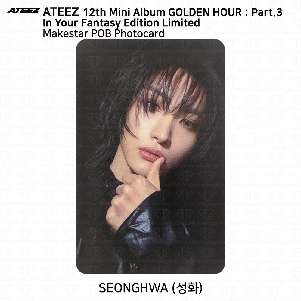 ATEEZ Golden Hour Part.3 In Your Fantasy Edition Limited Makestar POB Photocard