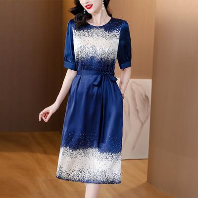 Elegant French Floral Dress with A Graceful Temperament for Spring and Summer
