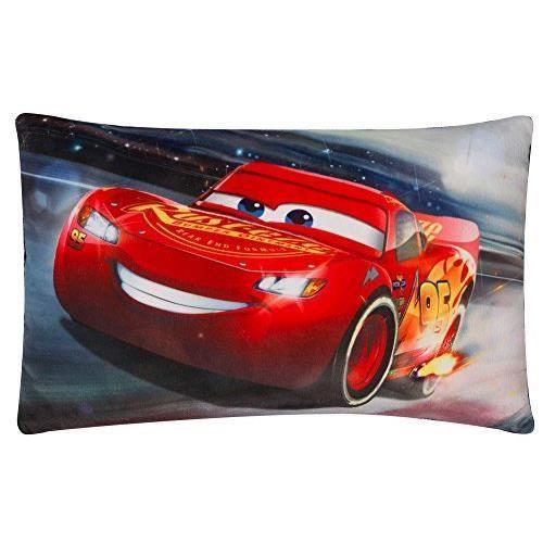 Coussin en Peluche - CARS - Cars 2 - 40 x 26 cm - Multicolore - LED intégré