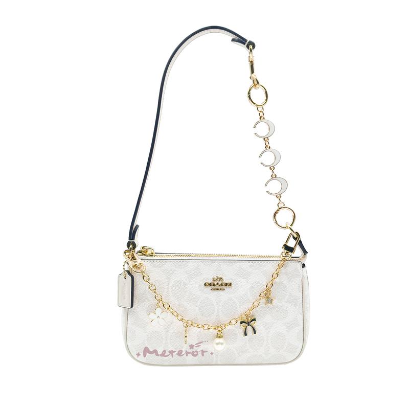 

COACH shoulder bag [Customized bag] Nolita 19 metal brand logo hand-painted spray-painted extension chain Narrative of Old Objects No Gift Box золотий