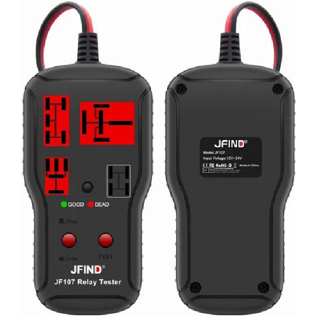 

Newest Relay Tester 12V 24V Universal Electronic Automotive Car Circuit Detector Battery Checker Auto Repair Tool Voltage Tester Relay Tester