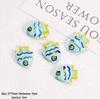 Hand-Painted Ocean Ceramic Beads: Tropical Fish, Starfish, and Seashell Shapes for DIY Jewelry