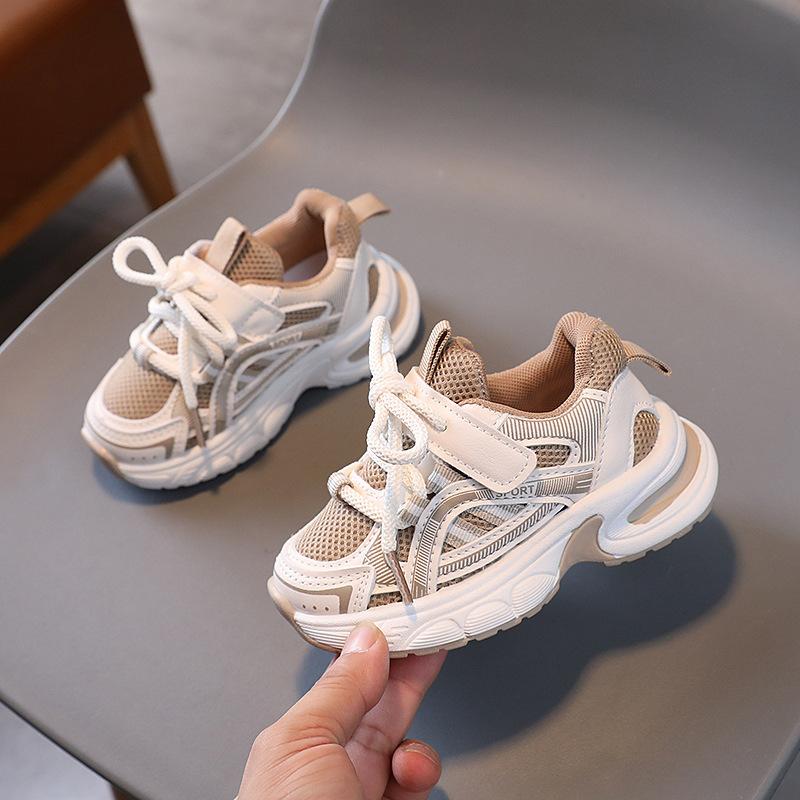 

Мальчики обувь кроссовки сетка дышащая 2025 лето новая детская спортивная папины кроссовки одинарная сетка белые туфли девочка 21-25 yards, 5 pairs in one hand хаки