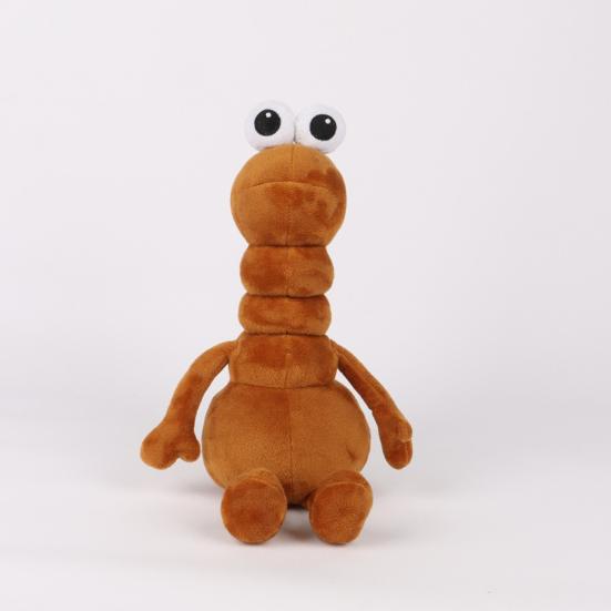 Worm Plush Toy Soft Stuffed Animal Cute Funny Office Desk Decoration Novelty