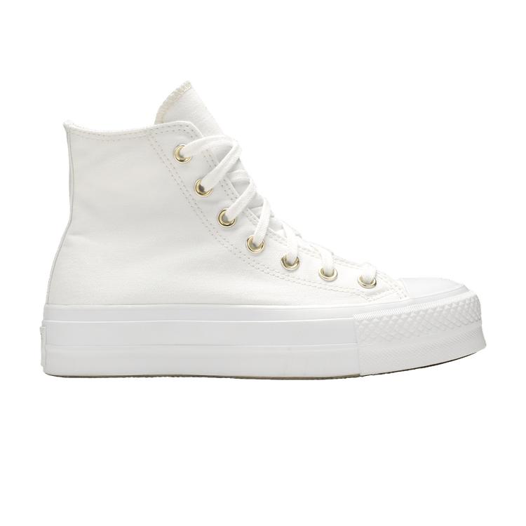 Converse Chuck Taylor All Star Platform High White Women Sneakers Gold 568380C