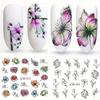 Nail Sticker Flower Water Transfer Nail Decal Wraps Nail Art Tips Manicure Decor