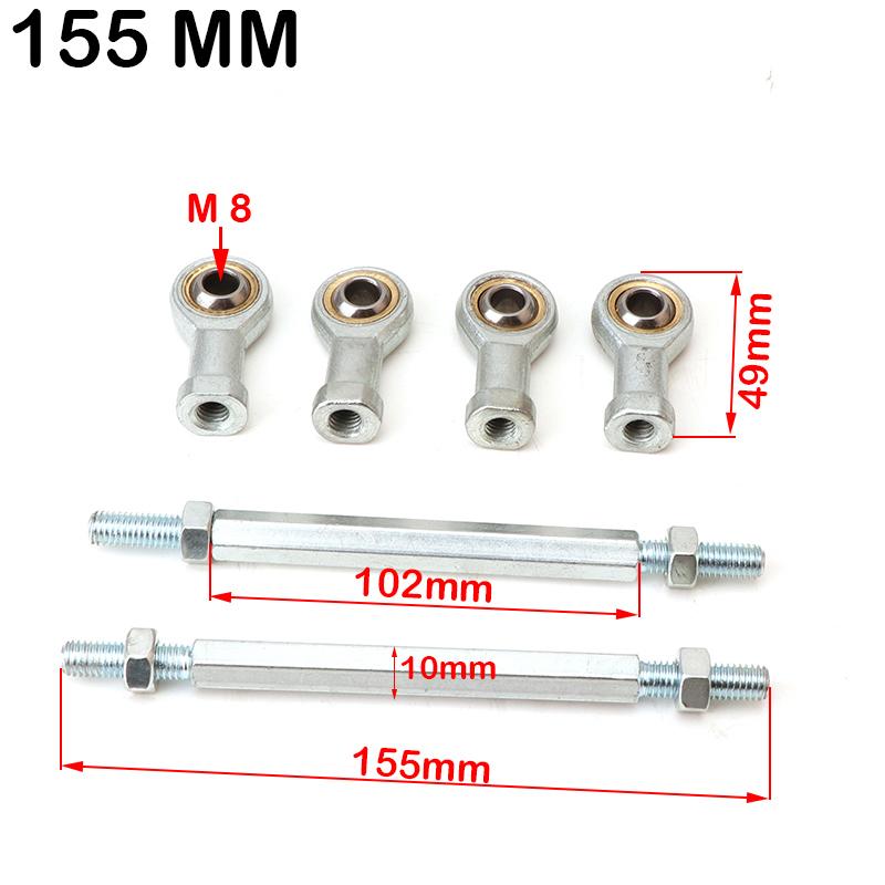 1 Paar 240/250/260/270/280/300/315mm 8mm Spurstangen-Kit Kugelgelenk Für 49cc Elektrisches Mini Kinder ATV Go-Kart Buggy Quad Bike