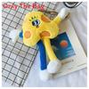 Cute Plush Cartoon Shoulder Bag With Zipper Pouch For Daily Use