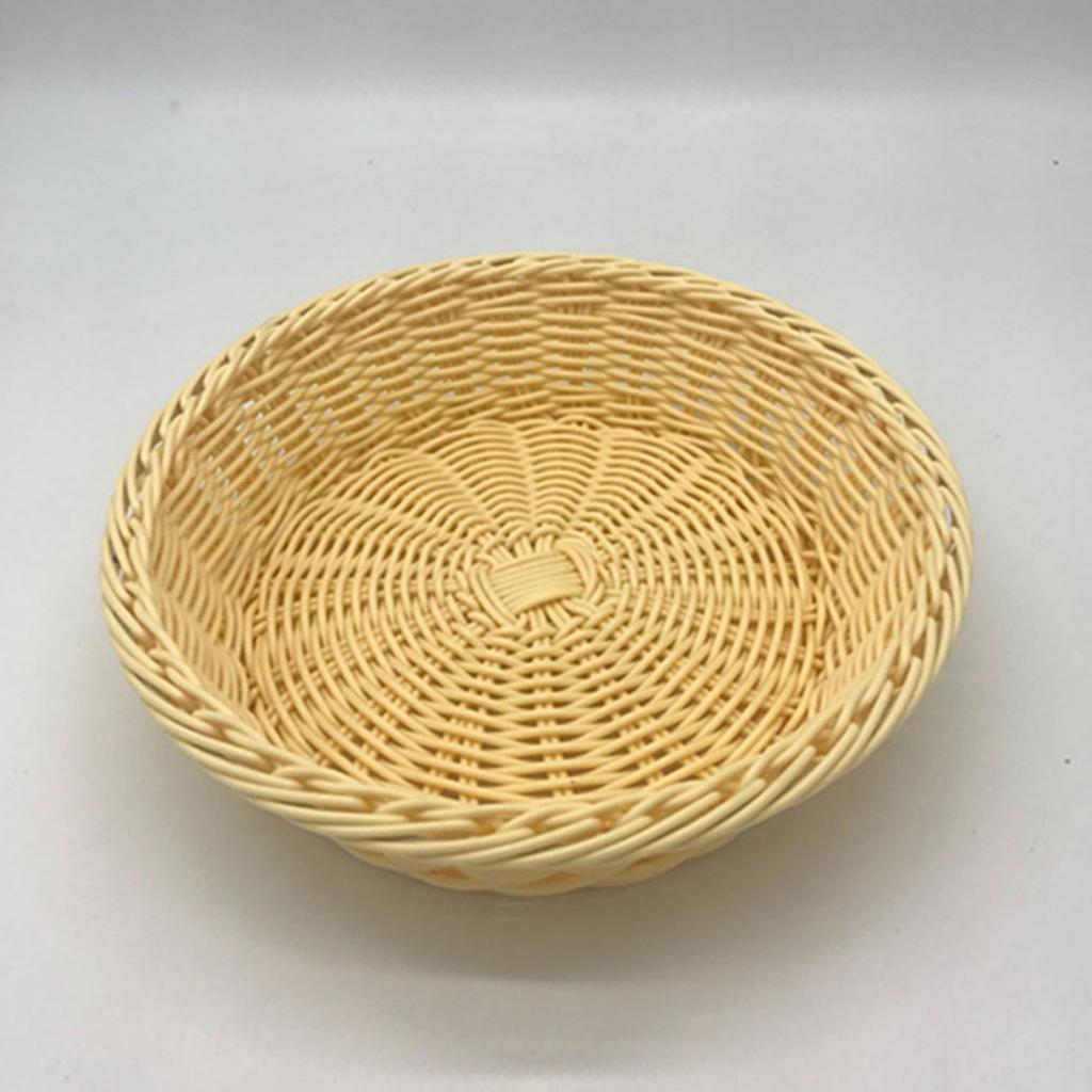 Home Kitchen Food Basket Multipurpose Woven Bread Baskets for Kitchen Dining Room Supplies