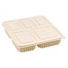 Handun Biodegradable 5-Compartment Round Takeaway Box
