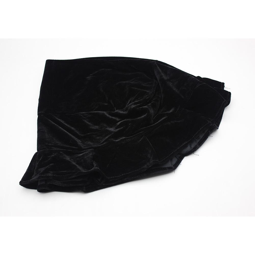 Pleuche Scaun Piano Taburet Husa Praf Instrumente Muzicale Accesorii Decorare(Negru)