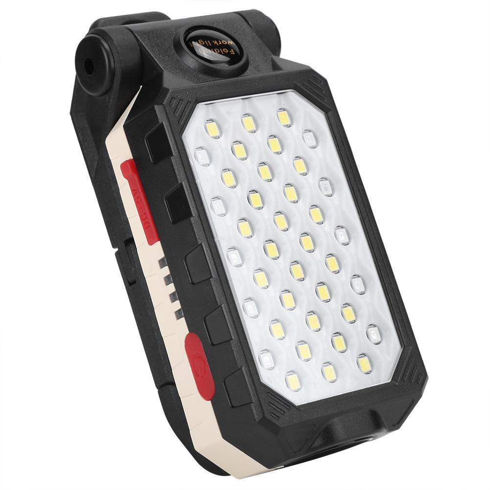 Portable LED Work Light USB Rechargeable Folding Working Lamp Flashlight with Magnet for Car Repairing