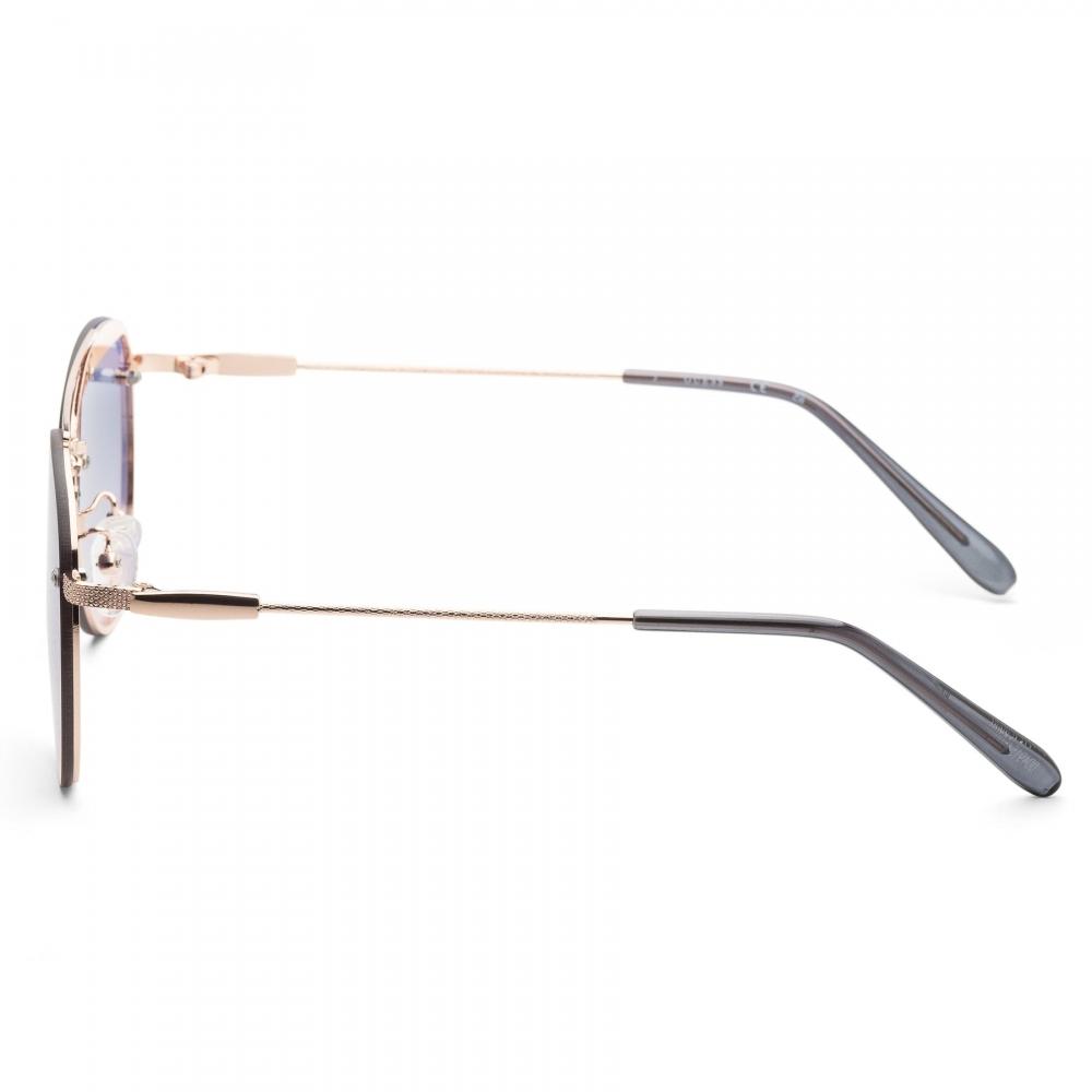 GueSS Women S 63mm roSe Gold SunglaSSeS Gf0386 28w Shiny roSe Gold