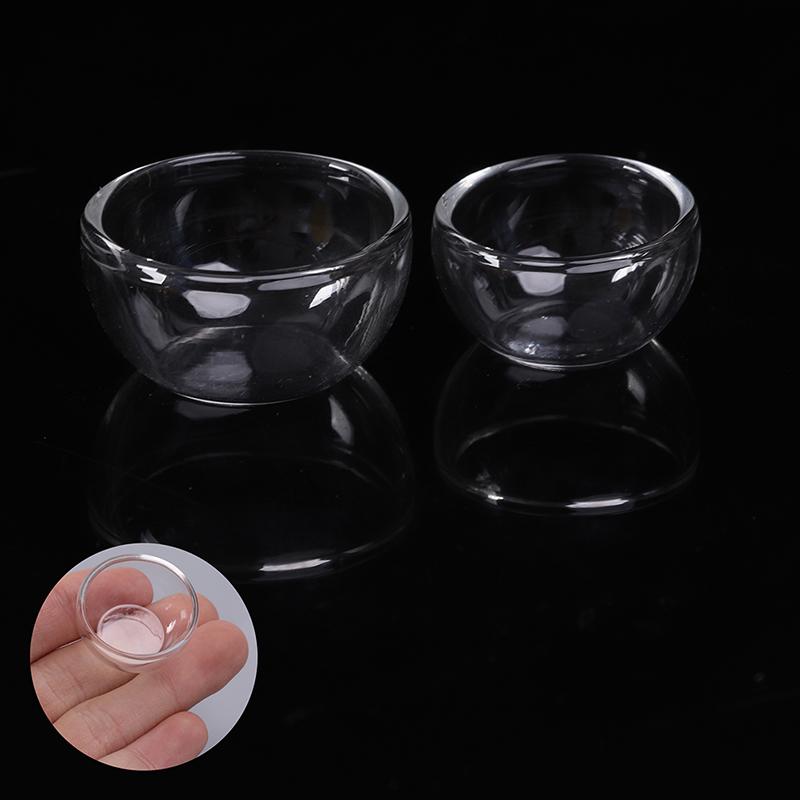 1:12 Dollhouse Miniature Glass Fruit Bowl Salad Bowl Kitchen Accessories