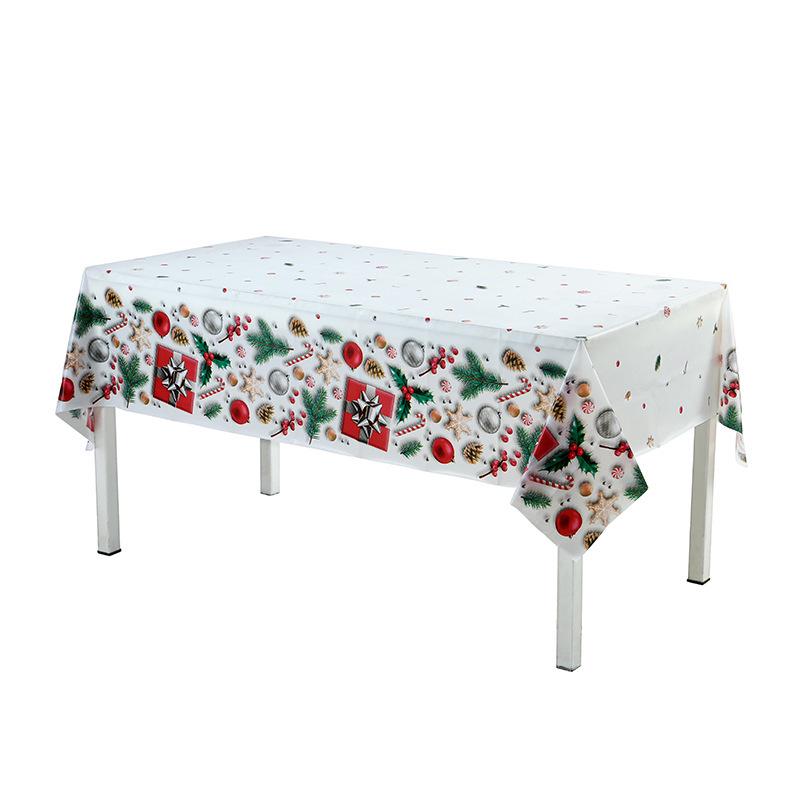

Праздничная американская рождественская скатерть – Идеально подходит для вечеринок и украшений