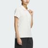Adidas Cool Feeling Straight-Cut Breathable Polo Shirt Women Tops Pink White JD5275