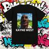 2025 Zomer Grappige Kanye Wes Meme Grafisch Herenmode Ronde Hals Korte Mouw T-shirts Heren Hip Hop 100% Puur Katoen Bedrukt T-shirt