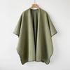 Light luxury versatile rough knitted women's shawl retro cape imitation cashmere scarf autumn and winter warm cape