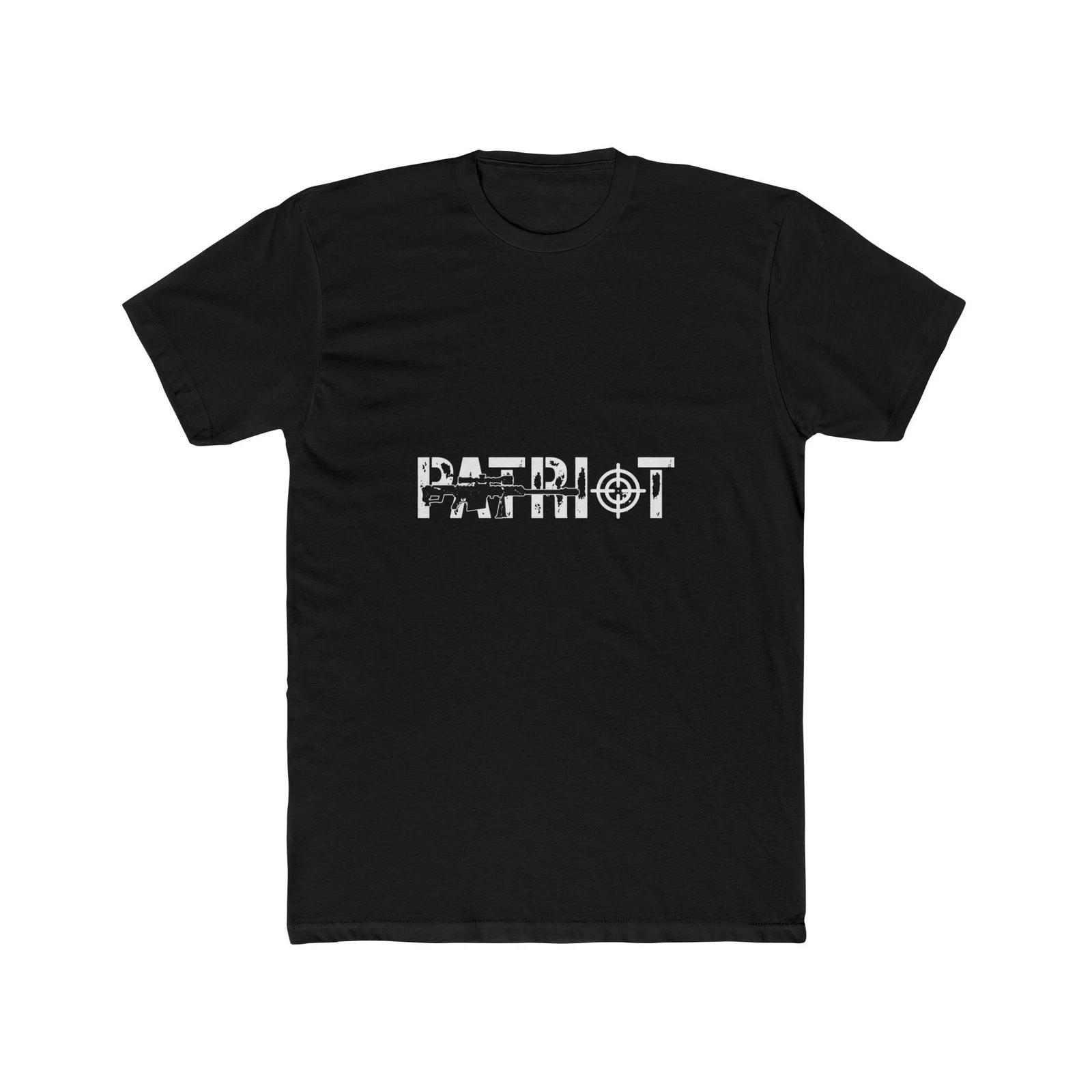 Patriot Gun Shirt, American Tee, 2nd Amendment Top, Patriotic Cool Graphic Tee 2XL