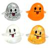 Glitter Ghost Squeeze Toy Stress Relief Transparent Ghost Squeeze Toy Slow Rising Decompression Sensory Fidget Toy Halloween Party Favors