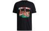 T Shirts Men's Black Crew Neck Moderate Straight Fit HB6168