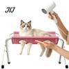 Dog Grooming Mesh Support Pet Hammock with Stand, Folding Cat Table, Adjustable Restraint for Bathing Washing Station Cats Dogs Nail Trimming