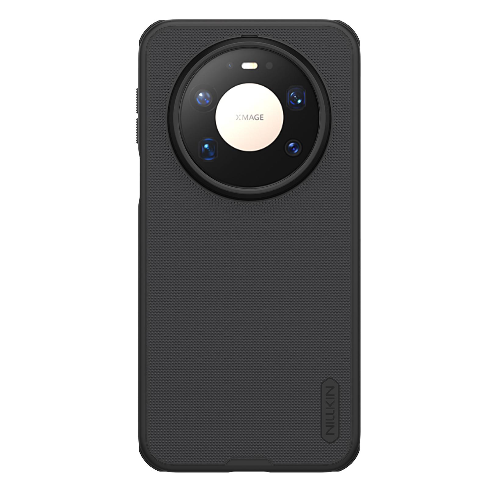 Чехол для телефона Huawei Mate 80 Pro Max Nillkin Super Frosted Shield Pro Магнитный Жесткий PC+TPU Чехол Ударопрочная Задняя крышка Huawei Mate 80 чёрный