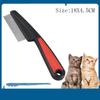 Pet Comb 1PC Cat and Dog Grooming Brush Cleaning Massage De-fluffing Needle Comb Stainless Steel Knotting Pet Supplies