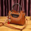 Echtes Leder Damen Trend 2025 Vielseitige Rindsleder Umhänge- und Schultertasche