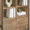 Sideboard 2 pcs Rustic Oak Finish 81 x 36 x 150.5 cm