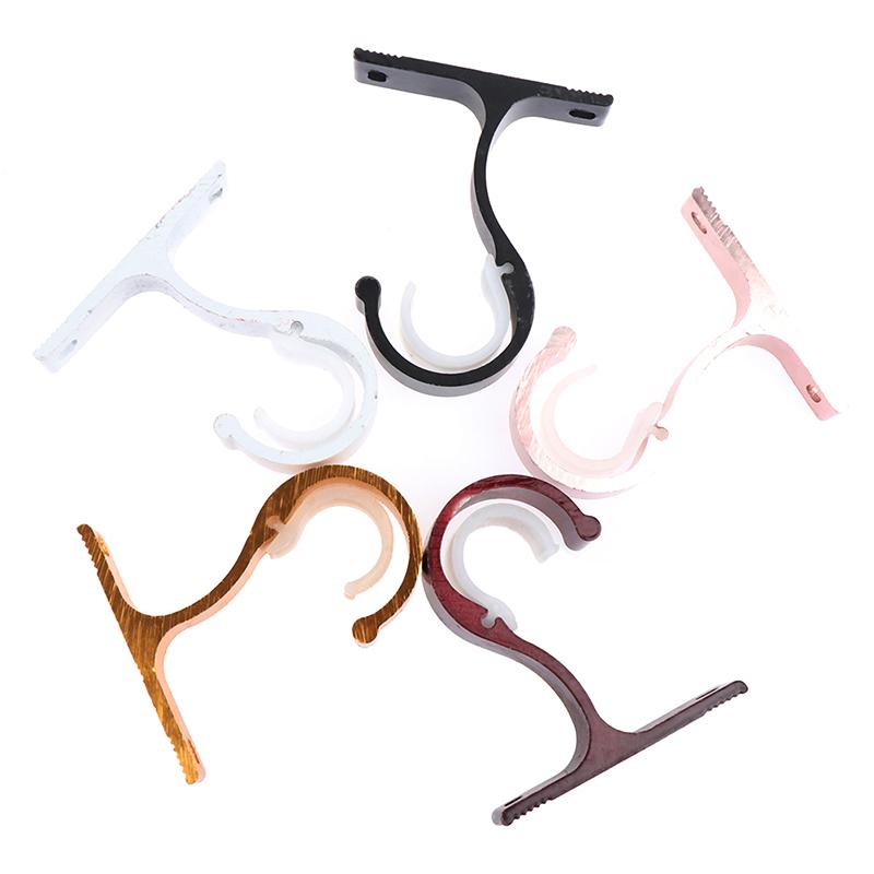 2Pc Home Ceiling Curtain Rod Installation Hook Room Thickening Drapery Bracket