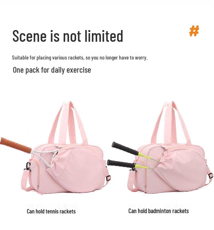 2026 Trendy Sports Tennis Bag: Versatile Large-Capacity Water-Repellent Crossbody Backpack
