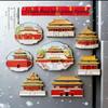 Peking Sehenswürdigkeiten Metallmagnet - Kulturelles Souvenir Geschenk