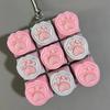 1/4/5/9 Tasten Tastatur Fidget Clicker Mechanische Tastatur Fidget Schlüsselanhänger Für Geschenke Um Die Langeweile Zu Vertreiben (Ohne LED-Licht)