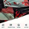 Naruto Anime Itachi Uchiha Pattern Flannel Blanket, High Quality Comfortable for All Seasons, Home Decor, Warmth and Comfort, Perfect for Gifts.