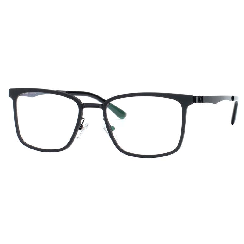 Ultra-light Square Glasses Frame for Men & Women - Resin Frame with Metal Legs, Full Frame for Optical Lenses.