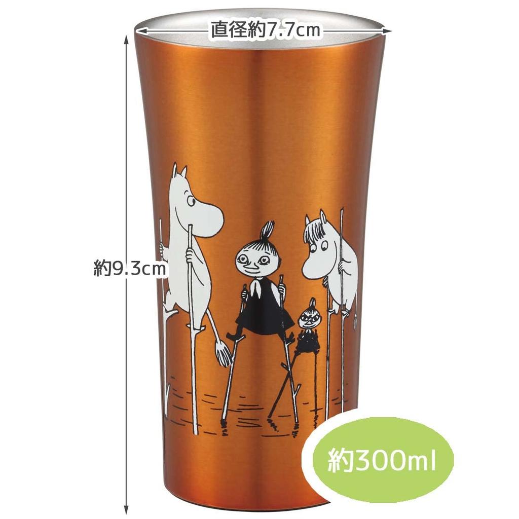 Skater Insulated Stainless Steel Moomin Tumbler, 300ml, Design, Colorful, STB3N-A